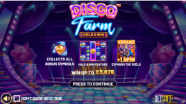 Disco Farm – Hold & Win — обзор